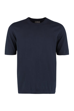 THE (Knit) - T-shirt in maglia di cotone-0